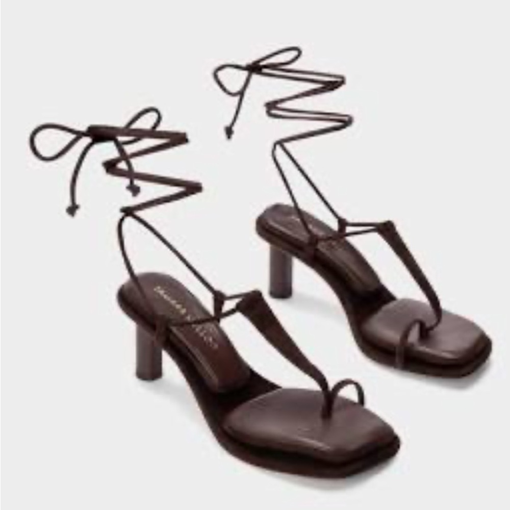 Tamara Mellon Strappy Pillow Heels Sophisticated Style